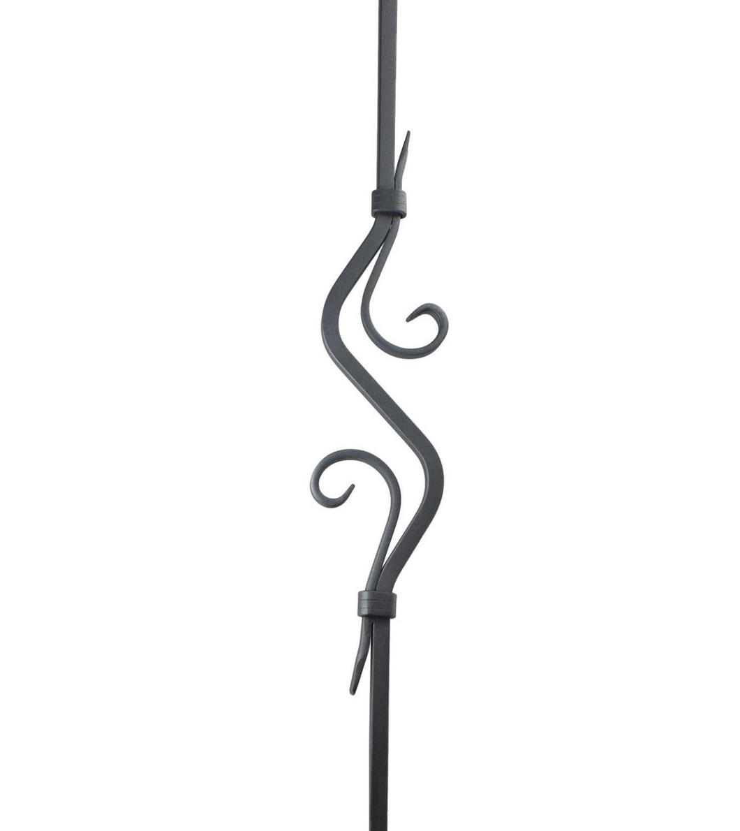 Can-Can Black Iron Powder Coated Baluster